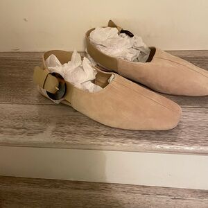 Vince suede flat slingback shoes size 8.5 M